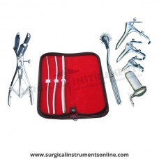 Hegar uterine dilator 3 pieces set,3-4, 5-6, 9-10, pinwheel, mathieu, grave 3pcs, collin large